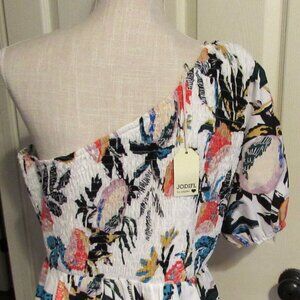 NWT  JODIFL Great Cruise Wear 1-Shoulder Island Resort Top  Size L